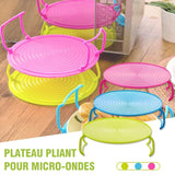 Plateau pliant pour micro-ondes