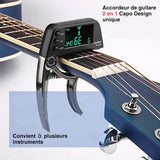 Accordeur de guitare deux en un