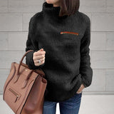 Pull Thermique à Col Roulé Zippé