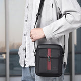 Sac à bandoulière pour hommes en cuir PU souple