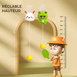 Ensemble portatif d'entraîneur de tennis de table suspendu d'intérieur