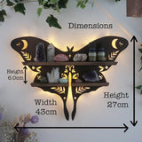 Support en cristal pour lampe Luna Moth