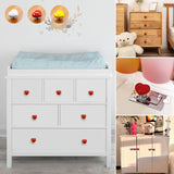 Bouton de coeur pour les toilettes