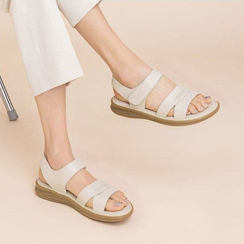 Sandales Velcro Confortables Pour Femmes