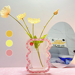 Vase En Acrylique Pour Arrangement De Fleurs Créatif De Salon