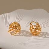 Boucles D'oreilles Découpées Á La Mode