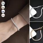 Bracelet de Moissanite Etincelant