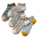 Chaussettes en coton gaufré vintage