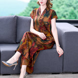 Costume ethnique été femme col V