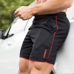 Short de sport de couleur unie pour hommes