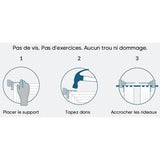 Supports de Tringle à Rideau