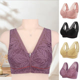 Sous-vêtement en dentelle unie avec fermeture éclair sur le devant