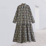 Robe chemise à manches longues pour femmes