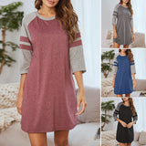 Robe décontractée à panneaux