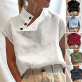 Chemise Unie à Col Slim