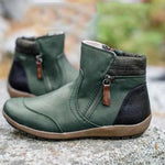 Bottes zippées imperméables pour femmes
