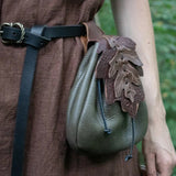 Sac Ceinture Feuillage Vintage Élégant