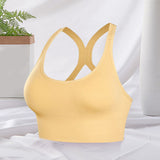 Brassière de sport push up sans armatures