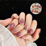 Dessin d'ongles œil de chat (24pcs)