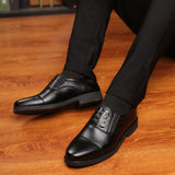 Chaussures business en cuir pour homme