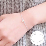 Bracelet de l'alphabet en acier inoxydable