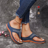 Pantoufles orthopédiques en cuir classiques