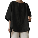 Haut Décontracté En Coton Et Lin Pour Femmes