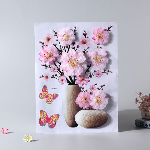 Autocollant Vase 3D