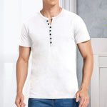 T-shirt Uni Á Manches Courtes Pour Hommes