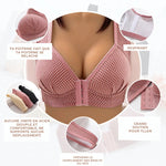 Soutiens-gorge push-up sexy sans armatures Lingerie pleine coupe en coton