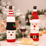 Protecteur de bouteille de vin décoratif de Noël