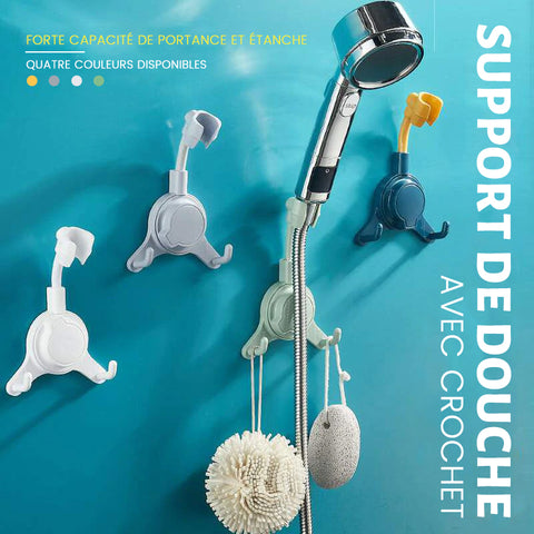 Support de douche avec crochet