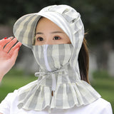 Chapeau de Soleil à Bord Long avec Eventail