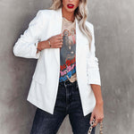 Blazer de couleur unie