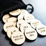 Carte Coeur Rond En Bois