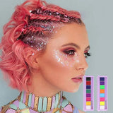 Palette de maquillage fluorescent soluble dans l'eau