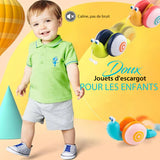 Jouet escargot à pousser et à tirer