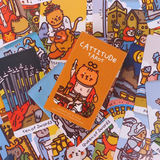 Cartes de tarot de chats