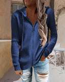 Gilet à capuche avec zip