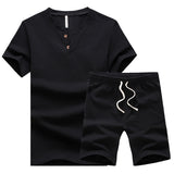 Ensemble de t-shirts en lin décontractés et amples