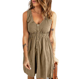 Mini robe sans manches Elfootd