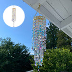 Carillon à vent en verre de cristal Aurora