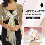 Boucle de foulard en soie simple et élégante