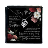 Colliers de lettres en forme de coeur pour maman