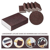 Brosse éponge Magic Emery - Outil de nettoyage de la rouille de cuisine, 5 pièces