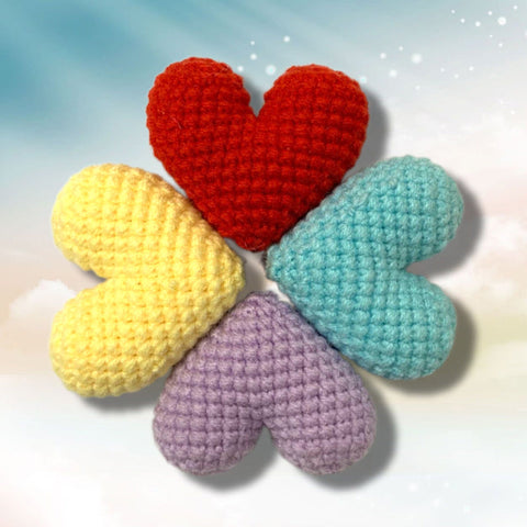 Câlin de poche, Coeur au crochet, Petit cadeau
