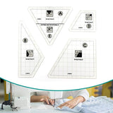 Règles D'artisanat à Couture Transparentes