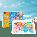 Kit d'Art de Peinture Marbrée à L'eau
