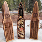 Coffret cadeau vin rouge en bois