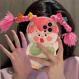 Étui de téléphone drôle de maillot de bain de tresse